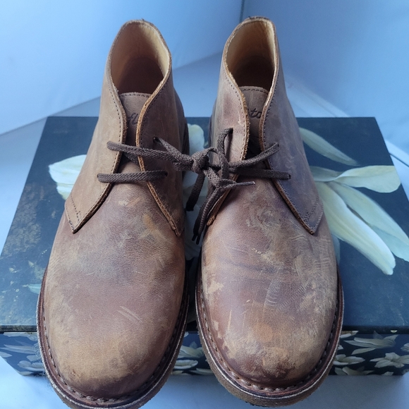 Astorflex Chukka Boot Men 43 Brown Leather Greenflex Italy US 10 - Picture 2 of 5